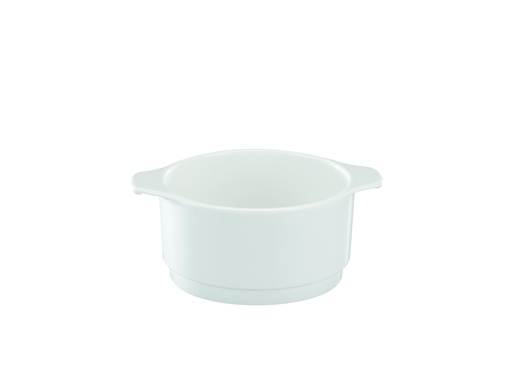 [57663933] WACA MELAMINE KOM 35CL WIT 11XH5.7CM 2 PINS RECHT MODEL - 1864-70