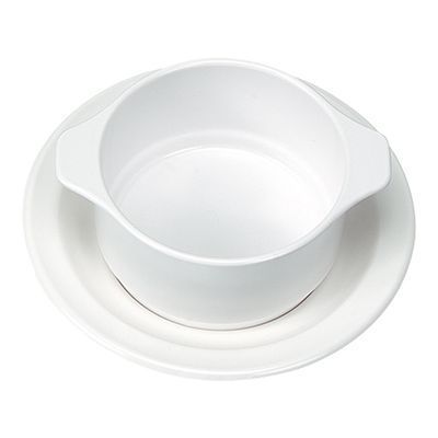 [57663933] WACA MELAMINE KOM 35CL WIT 11XH5.7CM 2 PINS RECHT MODEL - 1864-70