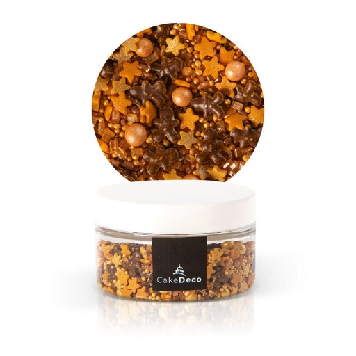 [08054150] 1039233 MIX NOEL BONHOMME PAIN EPICE EN SUCRE 100G