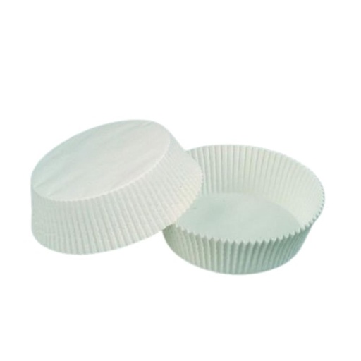 [25100004] NR1207 WITTE RONDE CUVETTEN  Ø70 X 30MM  1000 STUKS = DOOS