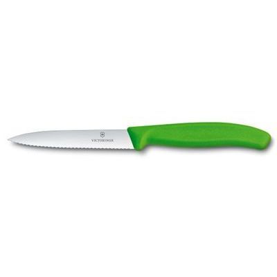 [57663209] VICTORINOX SCHILPMESJE 10CM GROENE PUNTZAAG