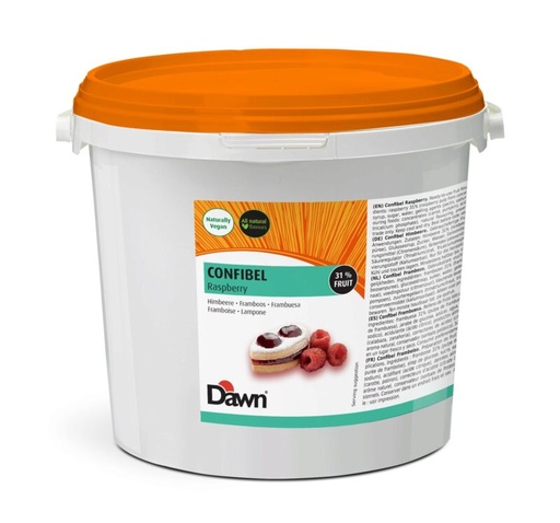[03040175] DAWN CONFIBEL FRAMBOOS (MET PIT) 6,5KG = EMMER