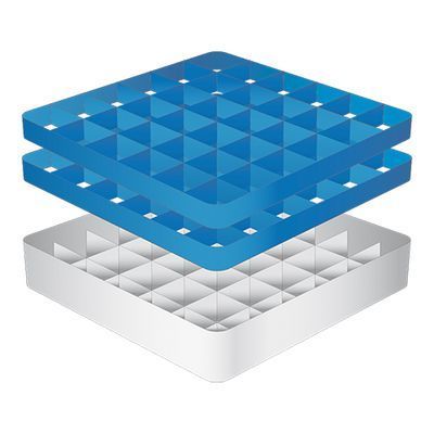 [57660370] CATERRACKS CASIER CR3622 36 COMP+2 REHAUSSES 50X50XH18CM