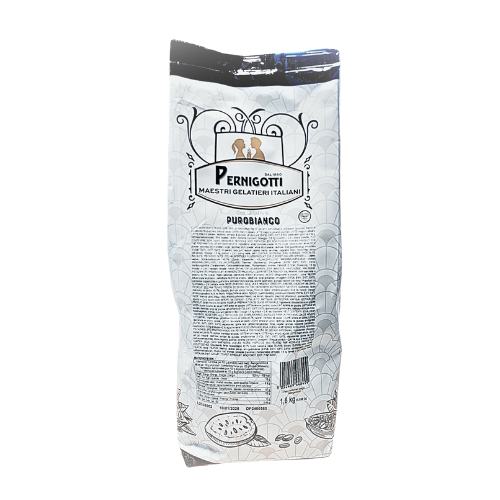 [07400007] PERNIGOTTI BASIS WITTE CHOCOLADE PUROBIANCO 1,6KG