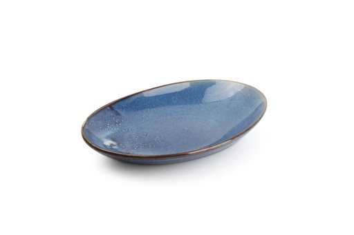 [74500512] F2D NOVA BLUE ASSIETTE CREUSE 30X21XH3.7/5.5CM