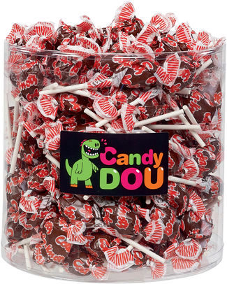 [14100108] SWEET PARTY CANDIES LOLLIPOPS COLA MASSUE TUBO CANDYDOU 150 PCES