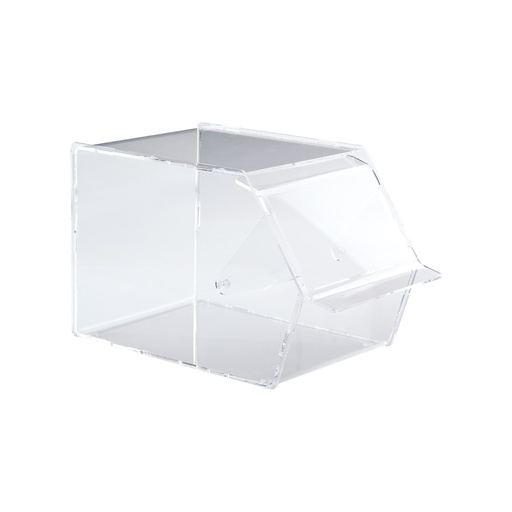 [54418792] PRESENTOIR PORTE CUILLERE ALLONGE TRANSPARENT 27X18.5 - HT 19CM