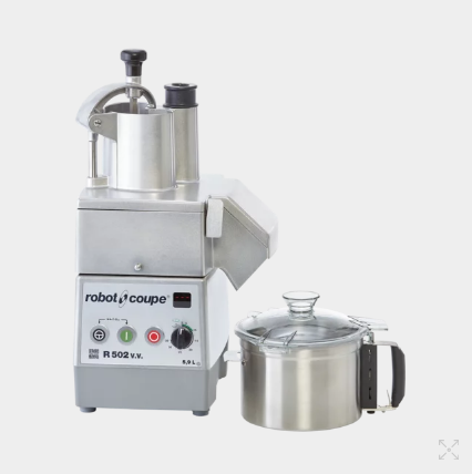 [329033702] ROBOT COUPE R502V.V COMBINE CUTTER-CL 1500W - 5.9L- 300À3500T/MIN - 230V/1 - LIVRE SANS DISQUES