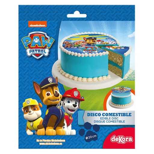 [08041275] 160117 DEK AZYME SCHIJF PAW PATROL 20CM=ZAK