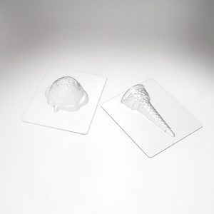 [08057810] 074117 PCB ICE CREAM CONE MOLDS OH ZUT! FOR 5 SUBJECTS 15PCS ***S/CD***