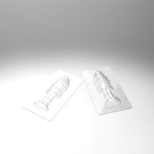 [08057985] PCB Notenkraker mallen voor 6 stuks 17x6 cm D. 5,2 cm 12 stuks ***s/cd***