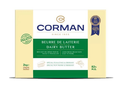 [05010175] CORMAN MELKERIJ BOTER BLADERDEEG CROISSANT 5X2KG25 - 26850301 = KG