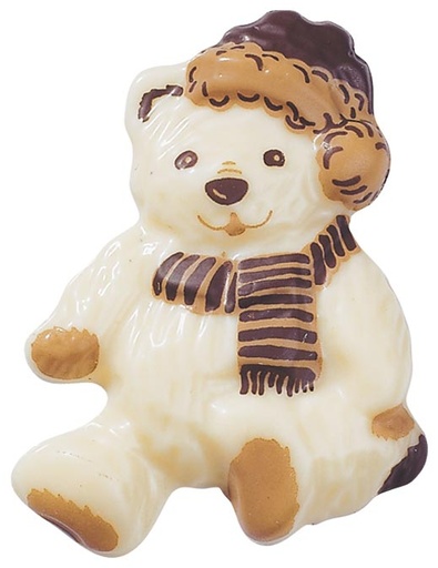 [08056452] PCB Teddy WC Wit 5,53x4,12 cm 90pces ***s/cd***