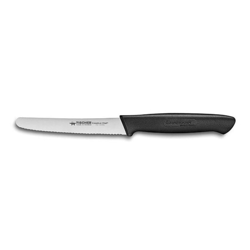 [50344064] FISCHER TOMATENMES 10CM ZWART HANDVAT
