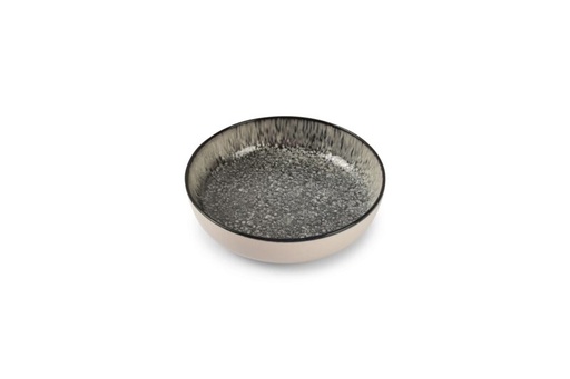 [60251972] ONA GRAVEL NOIR ASSIETTE CREUSE 18.5XH5CM - 204322