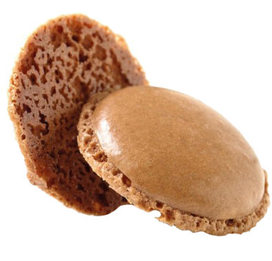 [01020252] MACARONS CHOCOLADE 3,5CM VAN PARIJS 160 STUKKEN =DOOS