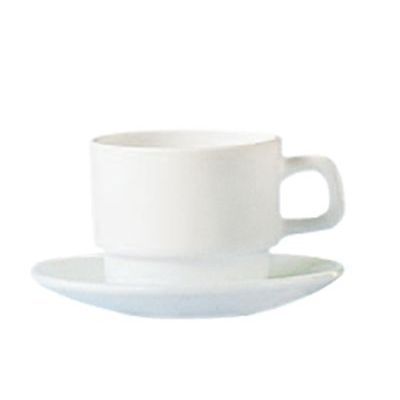 [57658014] ARCOROC RESTAURANT BLANC SOUS TASSE 14CM - 22720 - *19cl-22cl*