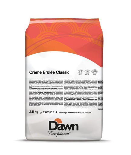 [03050134] DAWN DESSERT CR‘ME BR›L’E 5KG = CARTON