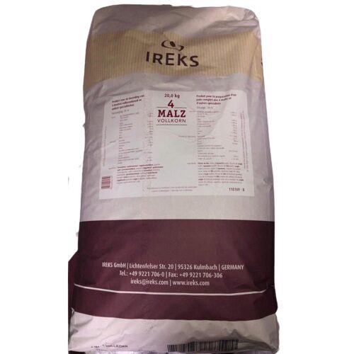 [05100734] IREKS 4 MALZ VOLLKORN MIX 20%  20KG = ZAK
