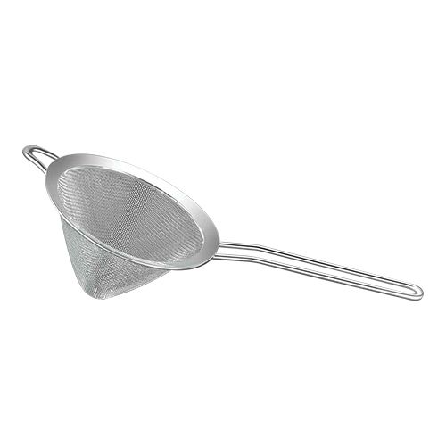 [55071352] INOX KEGELVORMIG SAUCE/PUNTZEEF 18/10 DIAM 8CM METALLISCHE CANVAS=STUK