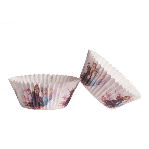 [08041135] CAISSETTE CUPCAKE  REINE DES NEIGES 2  25 PCES FOST+ INCLUS