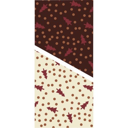 [08054688] *FF*2046153 TRANSFERT METALLIC TREES 30X40CM 30PCES ***S/CDE***