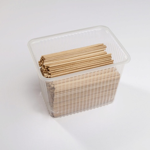 [70410635] BATONS EN BOIS POUR SUCETTES +/-500PCES 13.5CM