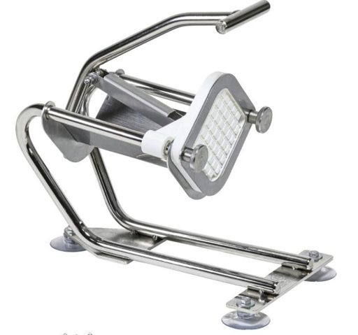 [54902400] MEDIUM COMPACT PRO STAINLESS STEEL FRY CUTTER WITH 10MM KNIFE GRILL + PUSHER