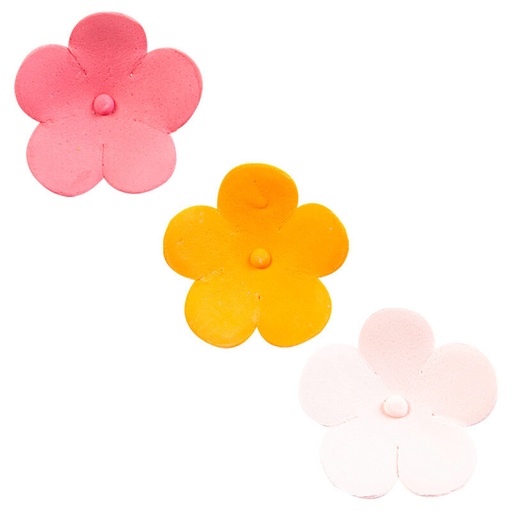 [08054311] 66083 ASS ROZE ORANJE BLOEM MEDIUM  144 PIECES ***S/CD***