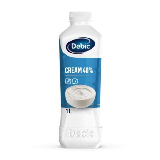 [06020069] DEBIC ONGESUIKERDE ROOM 40% UHT 1L