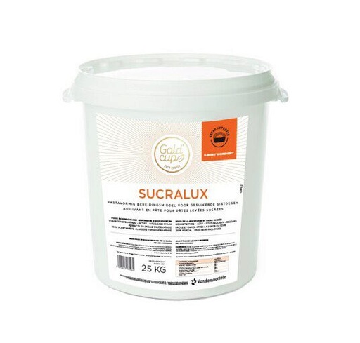 [05050021] OPTIMO SUCRALUX BEREIDINGSMIDDELEN 1 X 25 KG = DOOS