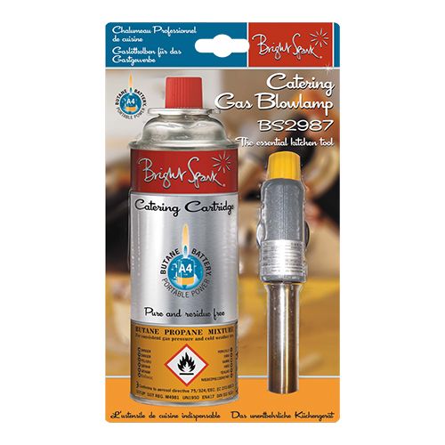[52545064] BRIGHT SPARK SET BRANDER FAKKEL CRÈME BRULÉE + GASCARTRIDGE