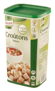 [05100315] KNORR CROUTONS NATUUR SPECIALE SALADE 580GR = DOOS
