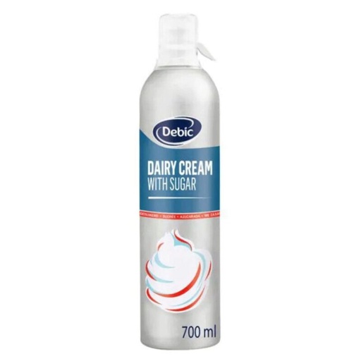 [06020119] DEBIC CREME FRAICHE SUCREE EN AEROSOL 700ML