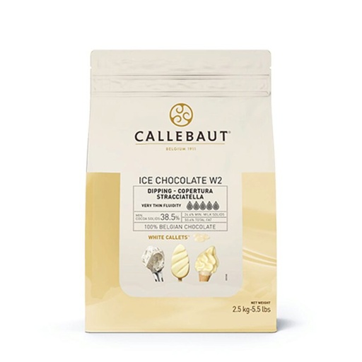 [08100158] CALLEBAUT ICE-50-WNV-552 WITTE CHOCOLADE 2.5KG=KG