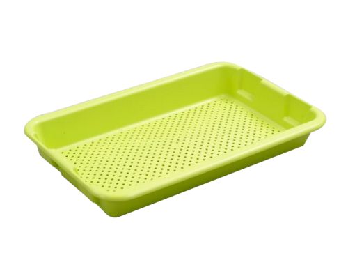 [50611180] RECHTHOEKIG VERGIET/AFDROOGDOP 10L/PC60X40 HT6CM GROEN
