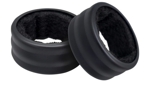 [60252000] WINE BOUQUET SET OF 2 BLACK ANTI-DRIP RINGS