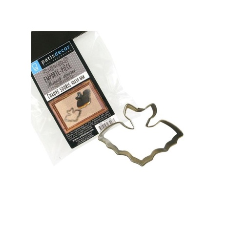 [08075709] EMPORTE-PCES INOX CHAUVE SOURIS 47X94MM