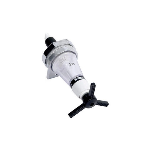[57663554] "CHROME" WALL-MOUNTED ALCOHOL JOINTER 5.0 CL WITHOUT SUPPORT