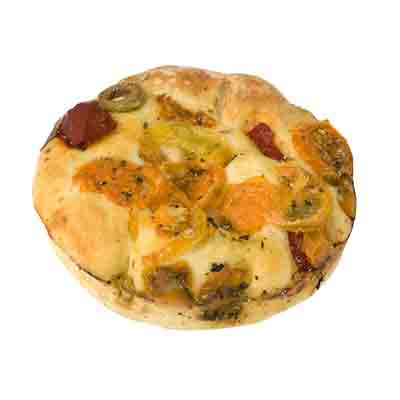 [02040228] ❄️VAMIX L40 ROUND MEDITERRANEAN FOCACCIA PACK 55X100G