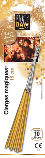 [08060063] Gouden Sterretje 18CM 10 STUKS