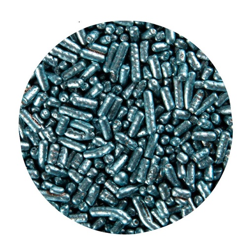 [08054692] 57480 SUGAR STICKS METALLIC BLAUW 500GR ***OP/ORDER***
