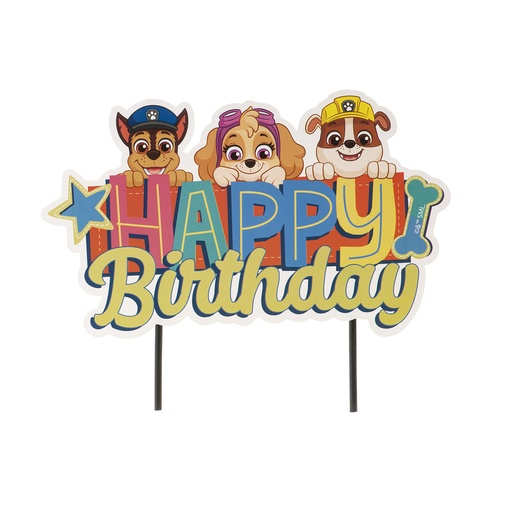[08041978] 359012 PAW PATROL CAKE TOPPERS 17,5X15CM
