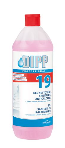 [20020128] DIPP 19 ANTI-KALKSTEEN SANITAIRREINIGINGSGEL 1L = DOOS