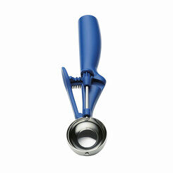 [53903301] STOCKEL BAKELITE ICE CREAM TONGS STAINLESS STEEL BLUE HANDLE 1/100 Ø 30 MM 10 ML MODEL K