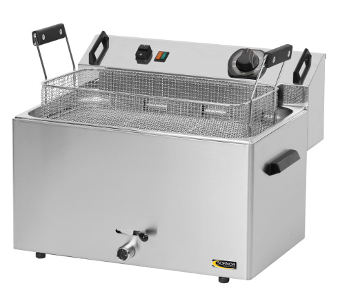 [60509712] 16 L DOUGHNUT FRYER WITH TAP 380X 9KWTRI380-