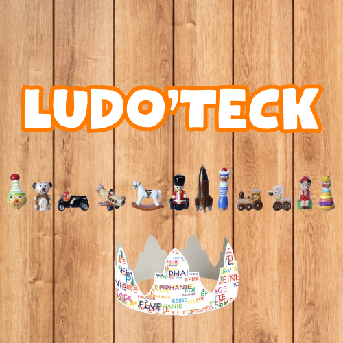 [60229131] 100 STUKS "LUDO TECK" SANTON FIGUREN + KRONEN ***NIEUW 2025***