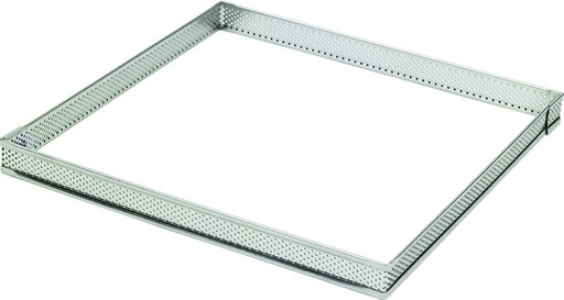 [55079472] CARRE INOX PERFORE 14X14 HT 2CM