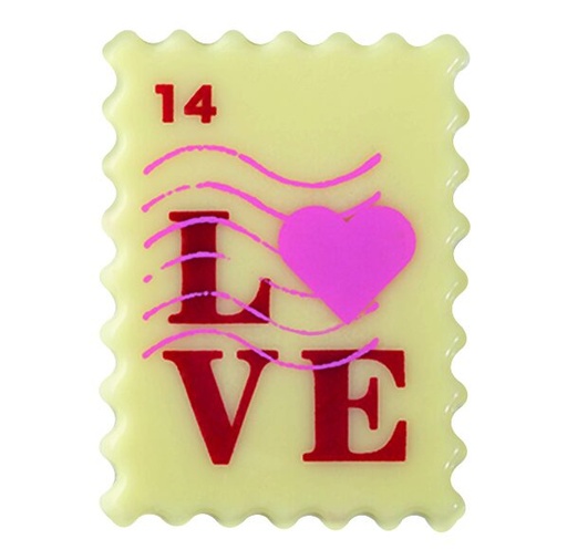 [08056835] 087006 PCB STAMPS CB LOVE 4.5X3.3 CM 100PCS ***s/cd***