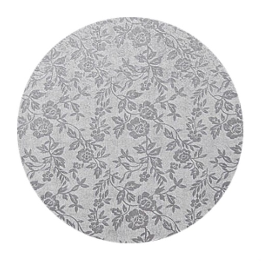 [08075411] 1030349 ROUND TRAY Ø 40CM SILVER FOST+ INCLUDED